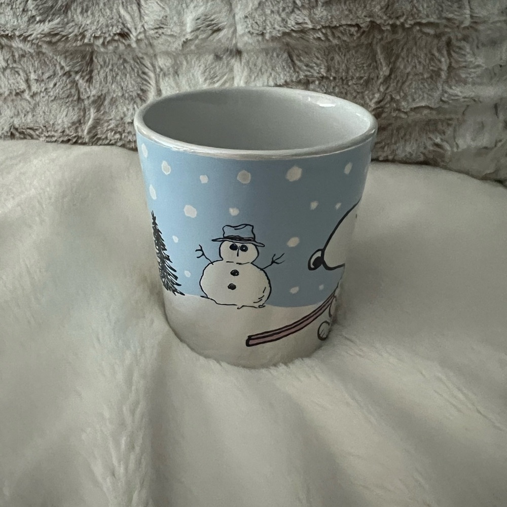 Snoopy Woodstock Skiing Mug - Picture 4 of 7